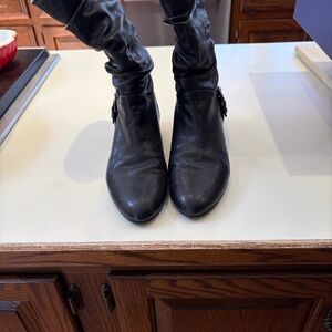 Stuart Weitzman Black Leather Boots